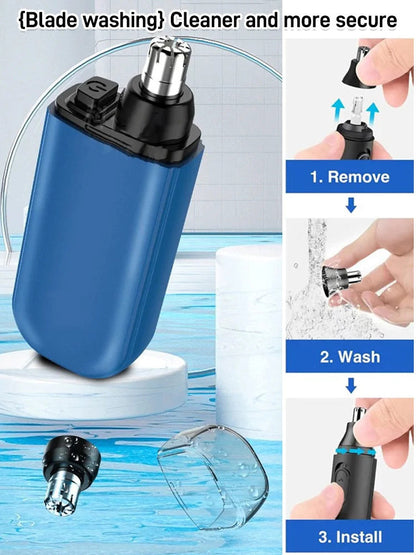 ⏳Zeitlich begrenzter Rabatt 💥- 60%🔥 Ideales Geschenk - Elektrischer Nasenhaartrimmer in deutscher Qualität