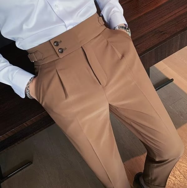 💖Einfarbige, gerade geschnittene Freizeithose für Herren