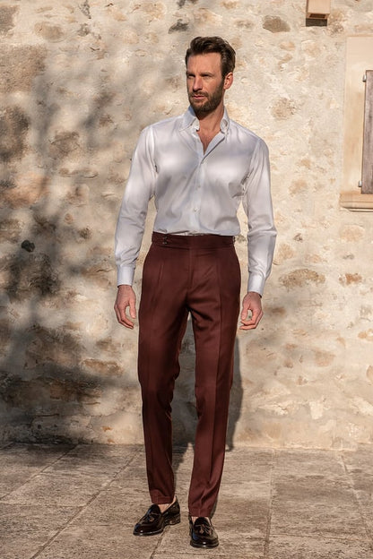💖Einfarbige, gerade geschnittene Freizeithose für Herren