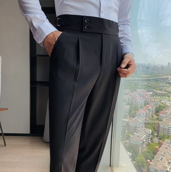 💖Einfarbige, gerade geschnittene Freizeithose für Herren