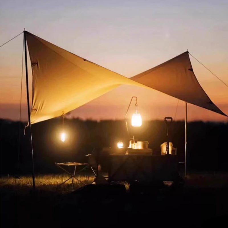 Solar-Außenleuchte mit digitaler Anzeige und zwei Lichtquellen