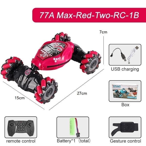 🏎️Perfektes Geschenk für Kinder (Sale - 50% OFF✨)  Gesture Sensing & RC Stunt Car