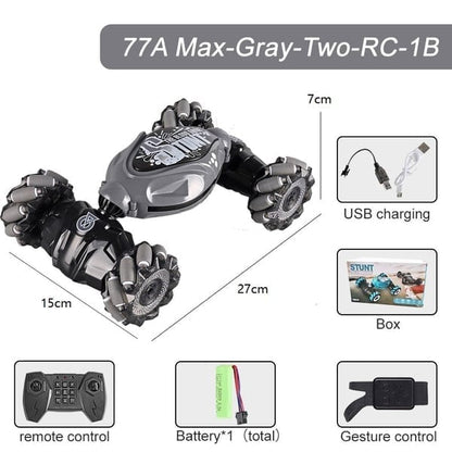 🏎️Perfektes Geschenk für Kinder (Sale - 50% OFF✨)  Gesture Sensing & RC Stunt Car