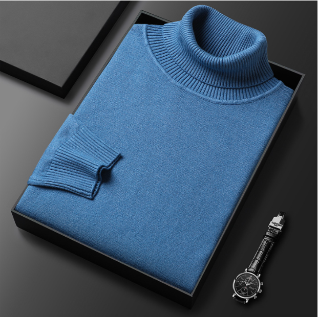 🧶 50% RABATT HEISSER VERKÄUF! ✨ Premium Kaschmirpulli Herren Einfarbig - Weiches Wohlfühlgarn mit Moderner Passform für Business & Freizeit 👔🎯