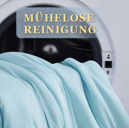 Waschbare, kühlende 4-teilige Bettwäsche – Perfekt für heiße Nächte! 🌙❄️