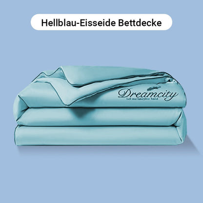 Waschbare, kühlende 4-teilige Bettwäsche – Perfekt für heiße Nächte! 🌙❄️
