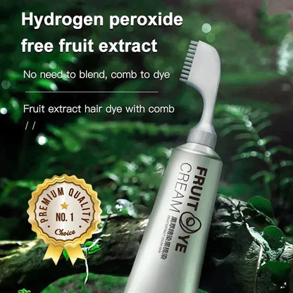 🎁 3 KAUFEN, 2 GRATIS! 🍓✨ Fruchtessenz-Haarfärbekamm – Sanft färbend und pflegend für glänzendes Haar 💇‍♀️🌟