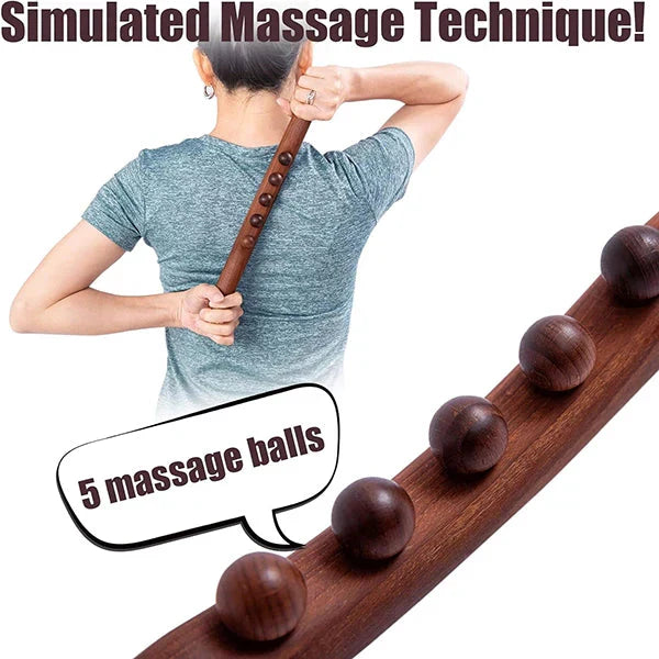 🥰Lymphmassagestab aus Holz