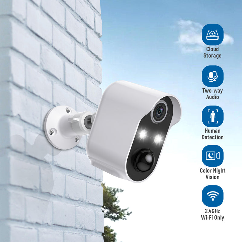 Kabellose 1080P-WiFi-Überwachungskamera für den Außenbereich