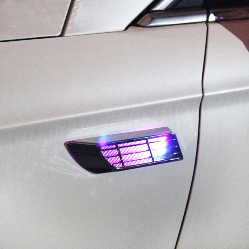 Solarbetriebene Auto-Deko-Blinkleuchte