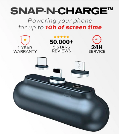 3-in-1-Stecker Mini tragbare magnetische Powerbank