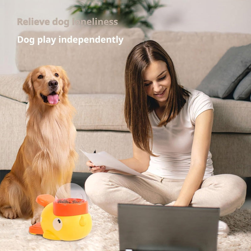 2-in-1 Interaktives Hundepuzzle-Spielzeug & Anti-Schling-Napf