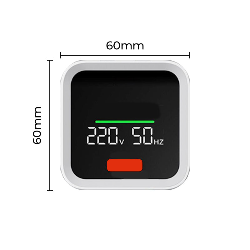 Steckdosentester mit LCD-Display