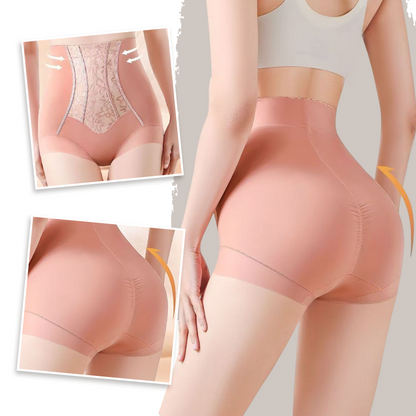 Hoch taillierte formgebende Bodyhose