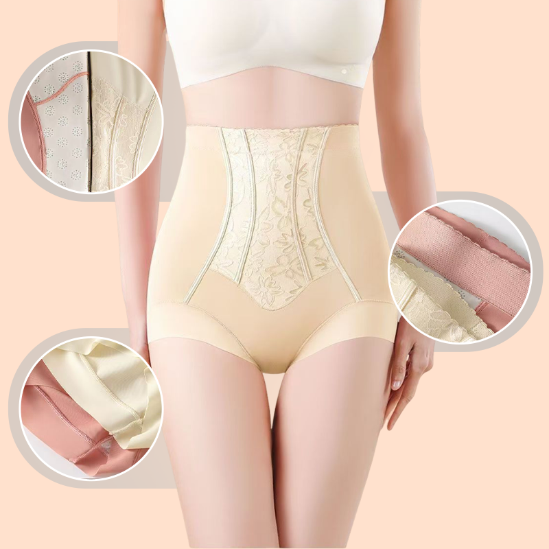 Hoch taillierte formgebende Bodyhose