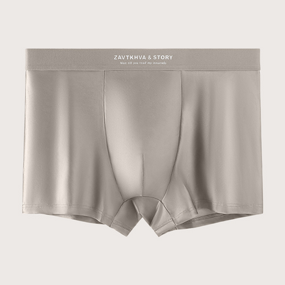 ⏳Begrenzte Zeit 50% Rabatt💥Elegant Silk Herren Ice Silk Unterwäsche Mulberry Silk Antimicrobial Herren Boxershorts