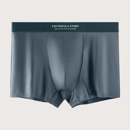 ⏳Begrenzte Zeit 50% Rabatt💥Elegant Silk Herren Ice Silk Unterwäsche Mulberry Silk Antimicrobial Herren Boxershorts