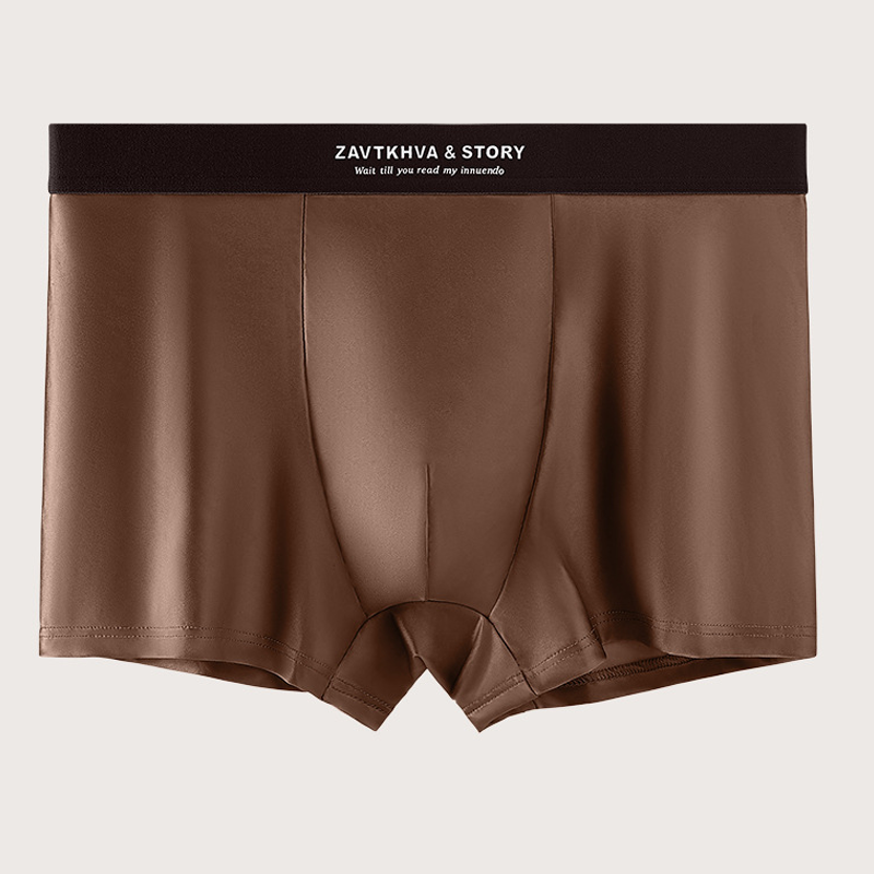 ⏳Begrenzte Zeit 50% Rabatt💥Elegant Silk Herren Ice Silk Unterwäsche Mulberry Silk Antimicrobial Herren Boxershorts
