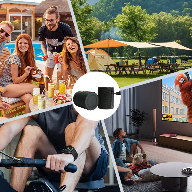 2-in-1 magnetischer, zweifach teilbarer Bluetooth-Lautsprecher