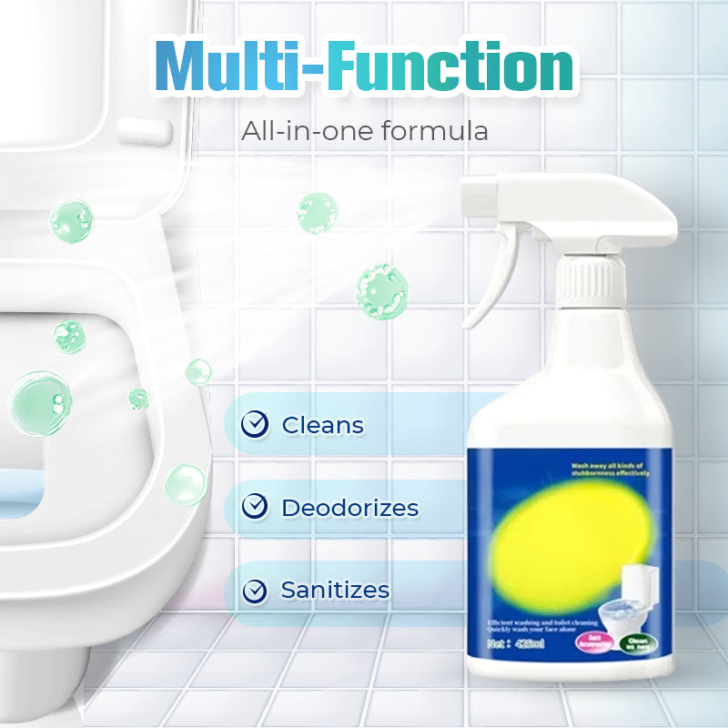 Multifunktions-Reinigungsspray gegen Kalk im Badezimmer