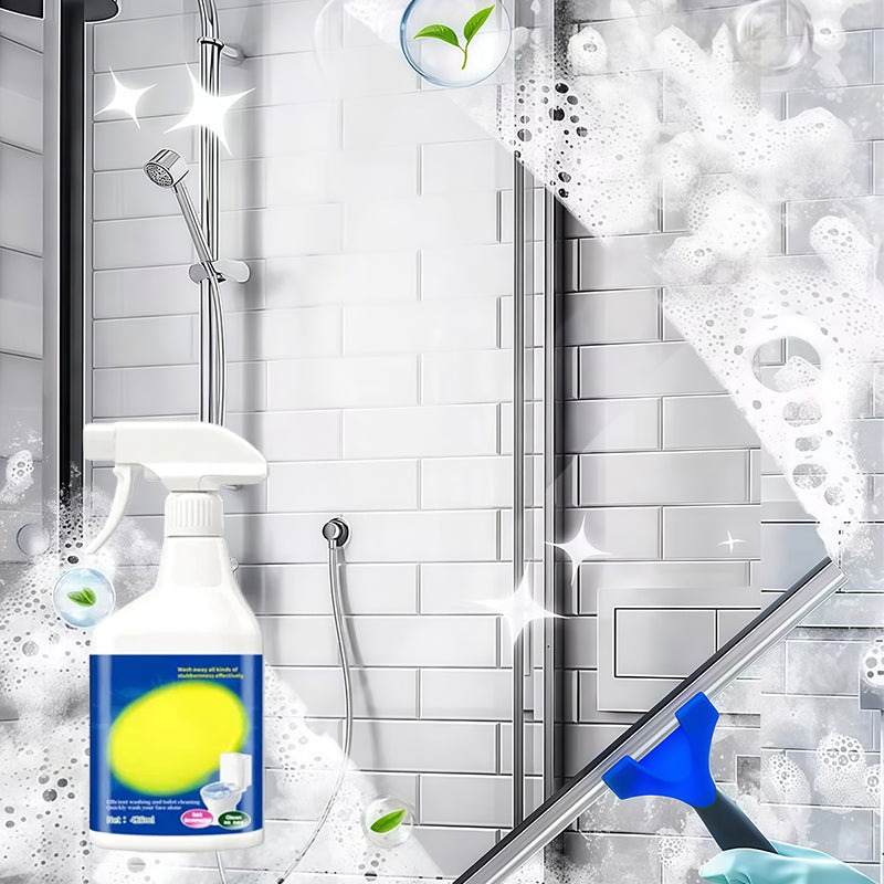 Multifunktions-Reinigungsspray gegen Kalk im Badezimmer