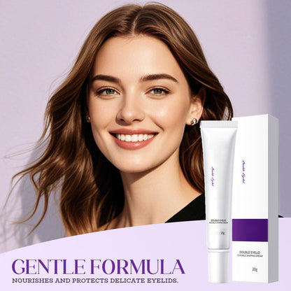 Langanhaltende und unsichtbare Stylingcreme für das doppelte Augenlid