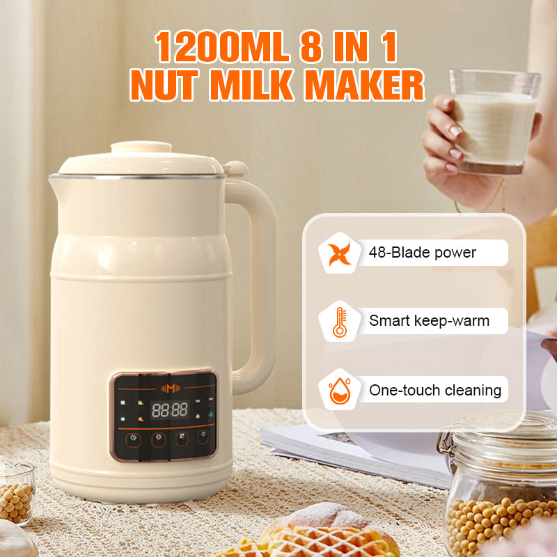 🔆1200 ml 8-in-1-Nussmilchbereiter