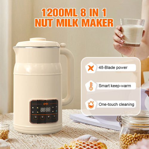 🔆1200 ml 8-in-1-Nussmilchbereiter