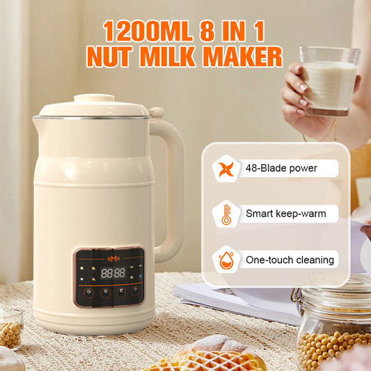 🔆1200 ml 8-in-1-Nussmilchbereiter