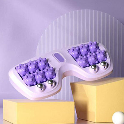 💜Tragbare Doppelfußmassagewalze💜