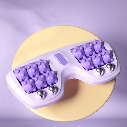 💜Tragbare Doppelfußmassagewalze💜