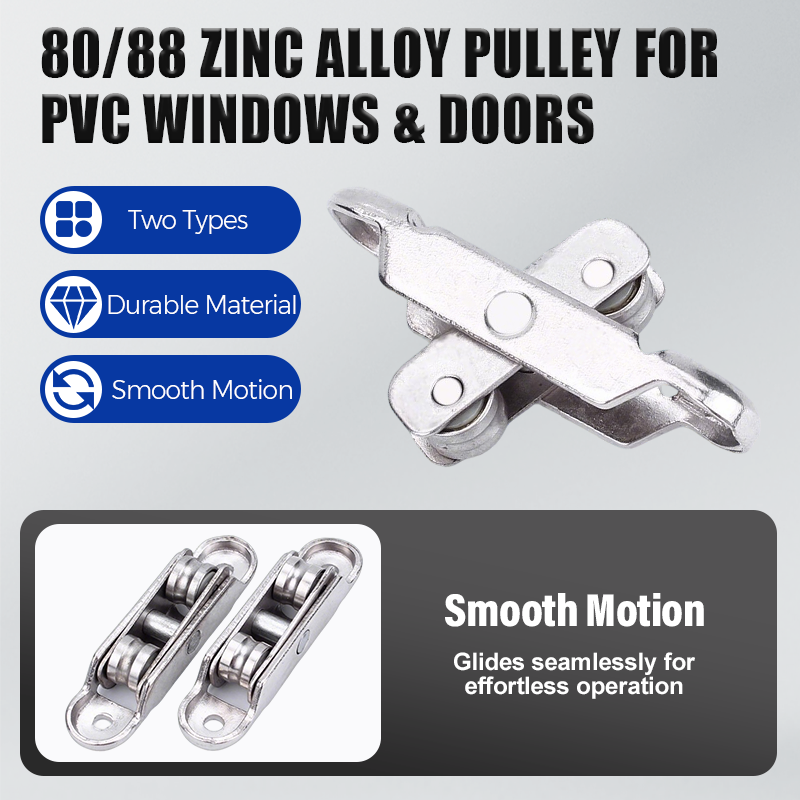 80/88 Riemenscheibe aus Zinklegierung für PVC-Fenster und -Türen