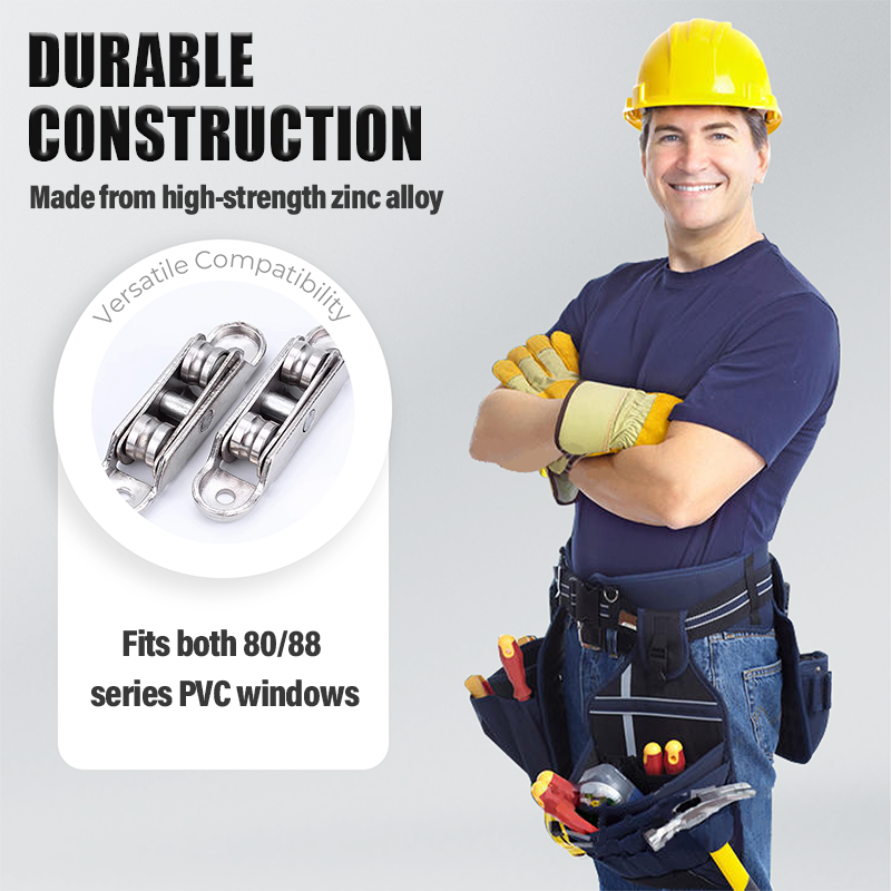 80/88 Riemenscheibe aus Zinklegierung für PVC-Fenster und -Türen