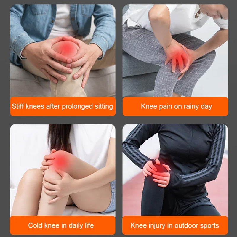 🍂Frühherbst-Sale 50 % RABATT🛡️ Rutschfeste, warme Kniebandage mit Dot Matrix Wormwood
