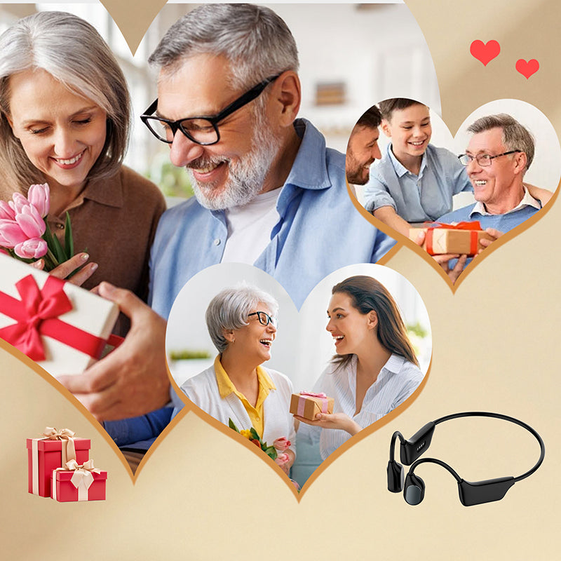 Bluetooth-Kopfhörer mit Knochenleitung und Hörgerätefunktion