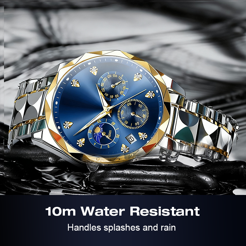 Modische wasserdichte Quarz-Armbanduhr