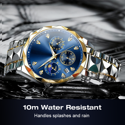 Modische wasserdichte Quarz-Armbanduhr