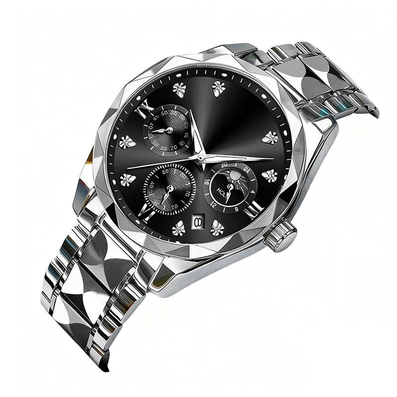 Modische wasserdichte Quarz-Armbanduhr