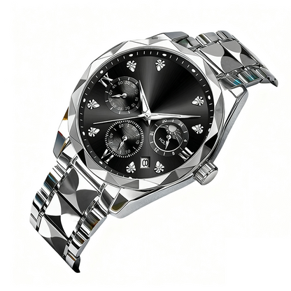 Modische wasserdichte Quarz-Armbanduhr