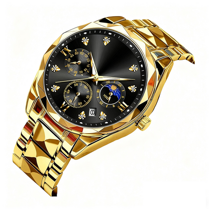 Modische wasserdichte Quarz-Armbanduhr