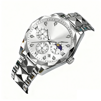Modische wasserdichte Quarz-Armbanduhr