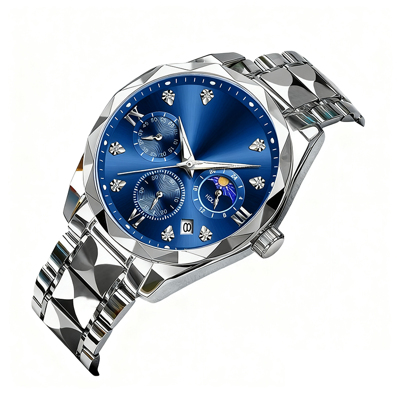 Modische wasserdichte Quarz-Armbanduhr