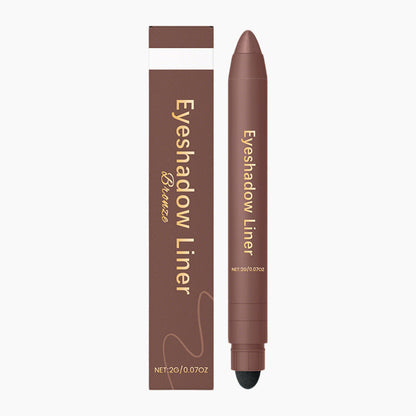 2-in-1-Lidschatten-Liner mit Mischpinsel