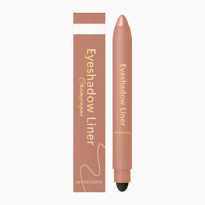 2-in-1-Lidschatten-Liner mit Mischpinsel