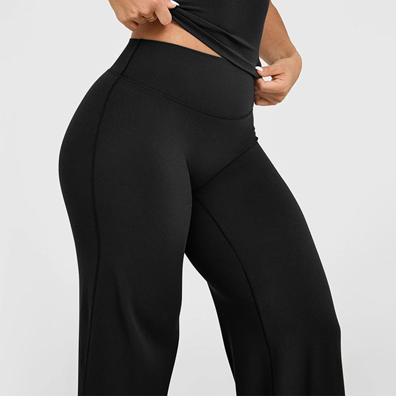 Weiche Stretchhose mit hoher Taille für Damen