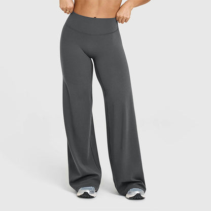 Weiche Stretchhose mit hoher Taille für Damen