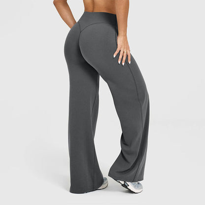 Weiche Stretchhose mit hoher Taille für Damen