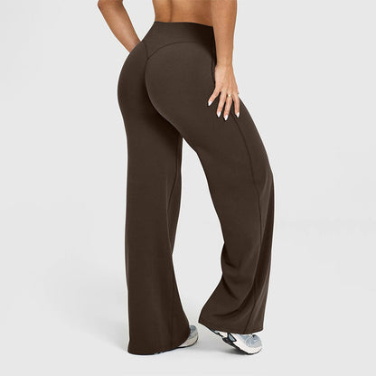 Weiche Stretchhose mit hoher Taille für Damen