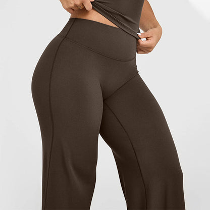 Weiche Stretchhose mit hoher Taille für Damen