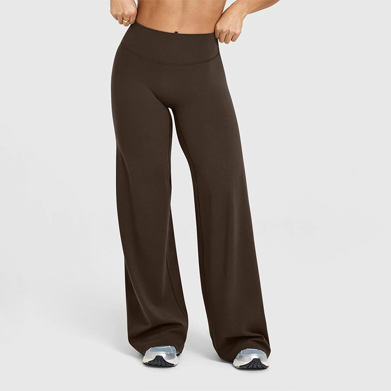 Weiche Stretchhose mit hoher Taille für Damen